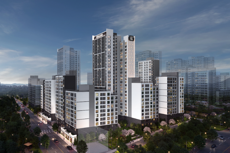 면목역3의8구역 가로주택정비사업 조감도./코오롱글로벌