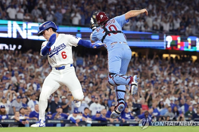 다저스와 필라델피아의 2025시즌 경기 모습. / 사진=연합뉴스