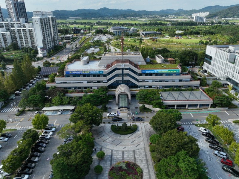 아산시청 전경