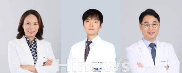 (좌측부터) 정호경 안과 교수, 변윤환 신경외과 교수, 홍승노 이비인후과 교수 (사진 제공=서울특별시보라매병원)