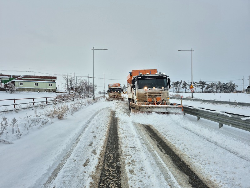 제설작업 (사진제공=해남군)