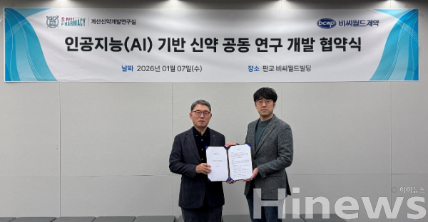 비씨월드제약, 서울대 AI 신약개발 연구 협력 (사진 제공=비씨월드제약)