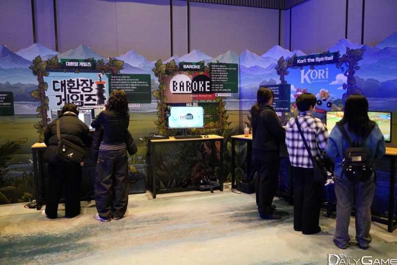 다양한 장르의 게임들이 높은 완성도로 선보여졌다.