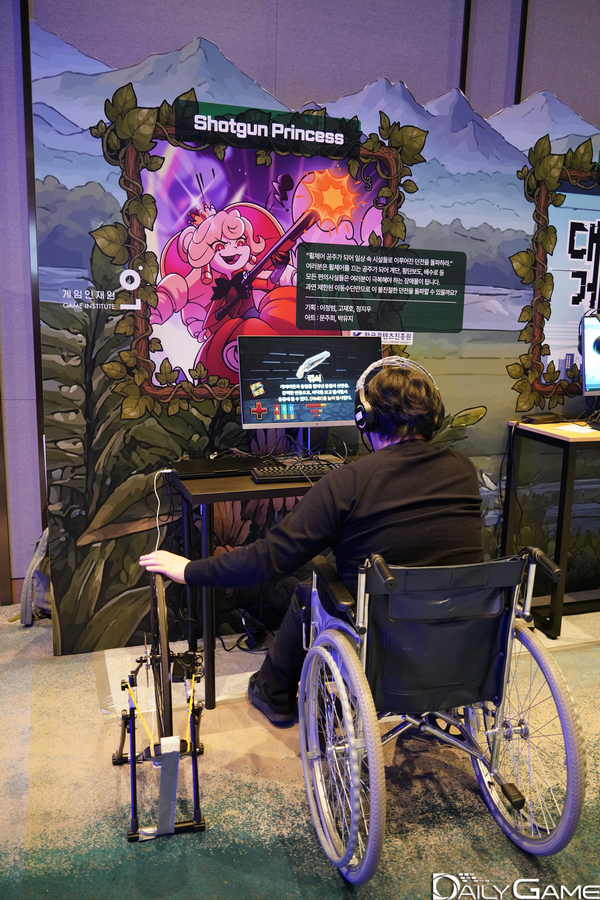 휠체어와 바퀴라는 독특한 조작을 활용했던 게임.