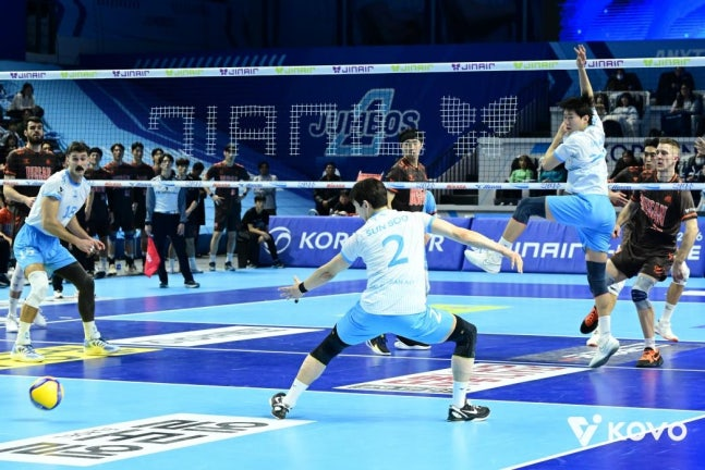 대한항공 선수들