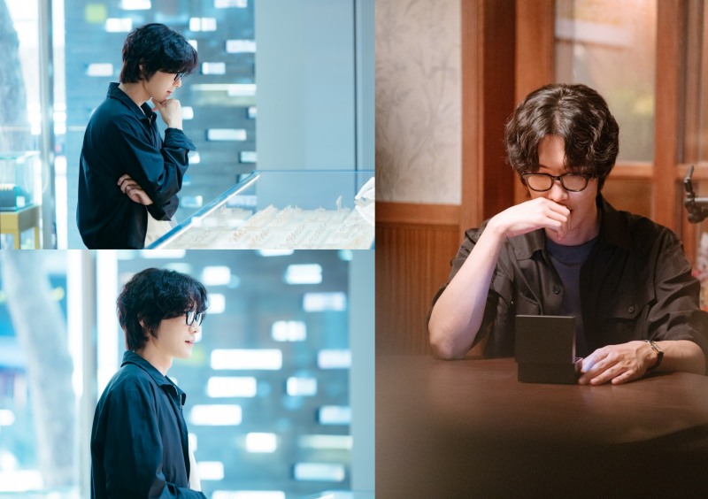 ‘러브 미’ 장률의 극과 극 분위기…‘미소→심각’ 상반된 표정&온도 포착