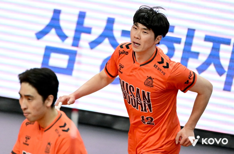 OK저축은행 대역전승 숨은 공신 전광인...네 개 부문 두 자릿수 기록