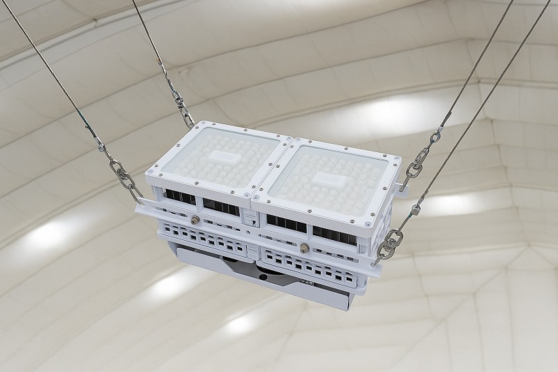 라이트프로, 경량·고효율 에어돔조명 선보여