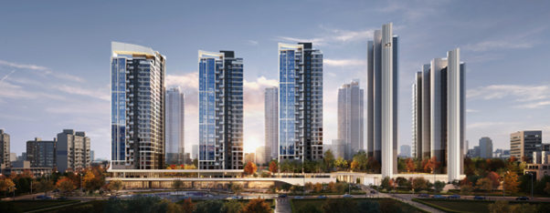 잠실 송파구 송파한양2차 ’송파 센트럴 자이’ 투시도 / GS건설 제공