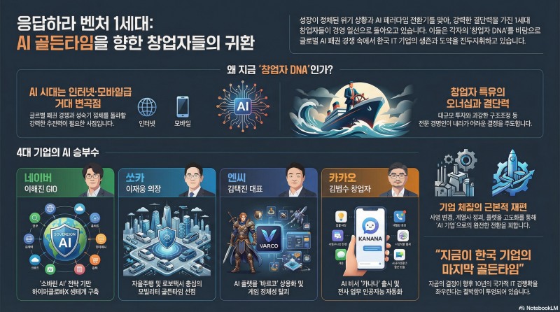 AI 시대 … 벤처 1세대 창업자 경영 복귀 왜?