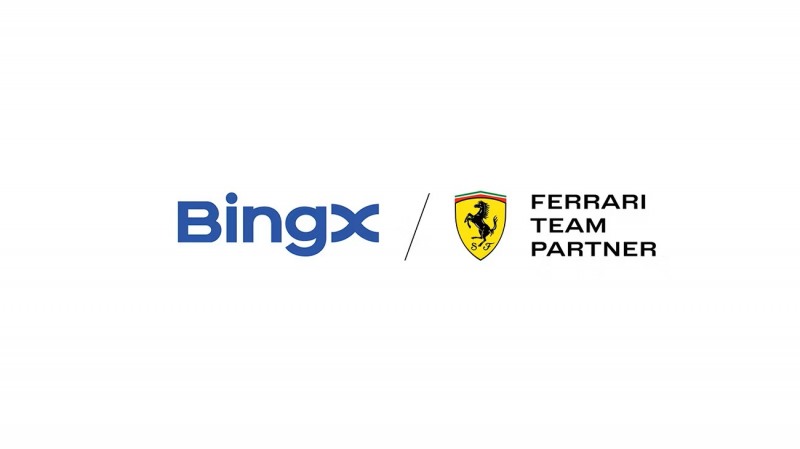 빙엑스, 암호화폐 거래소 최초로 스포츠 팀 쿠데리아 페라리 HP와 파트너십 체결