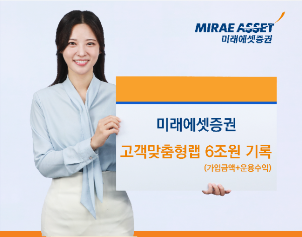 미래에셋증권, 고객맞춤형랩 ‘6조원 시대’ 열었다… 압도적 운용 성과 입증