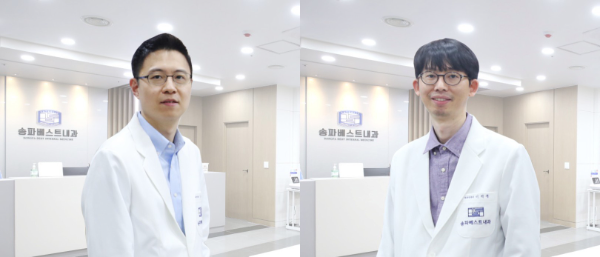 김대범 원장(왼쪽)과 이석종 원장