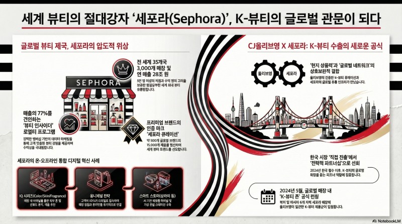 CJ올리브영이 손잡은 '세포라'는?