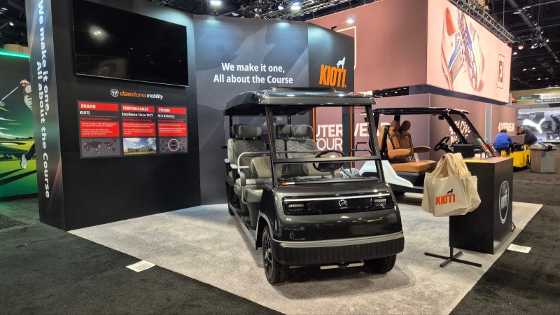 대동모빌리티의 골프카트. 사진_류시환