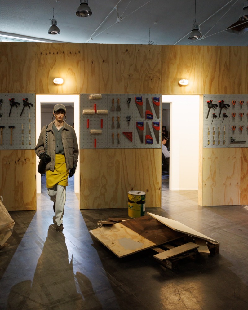 디자이너 우영미의 대표 브랜드, 솔리드옴므의 2026fw 파리 컬렉션 쇼 / 사진제공=우영미