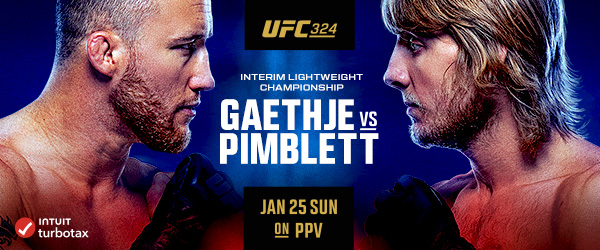 UFC 324, 게이치 vs 핌블렛 라이트급 잠정 타이틀전...25일 개최