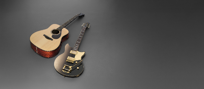 야마하뮤직코리아가 야마하 기타 탄생 60주년을 기념해 특별 한정판 기타 2종을 국내에 출시했다.