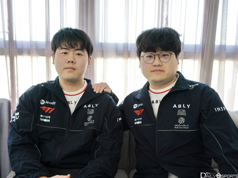 T1 정성민 코치와 '오펠' 강준호.