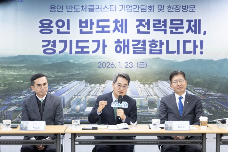 용인 반도체클러스터 기업 간담회 및 현장방문 (경기도 제공)