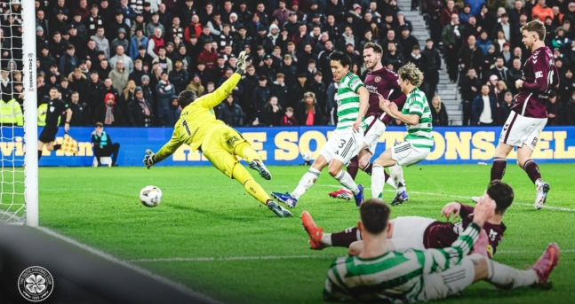 양현준의 득점 장면