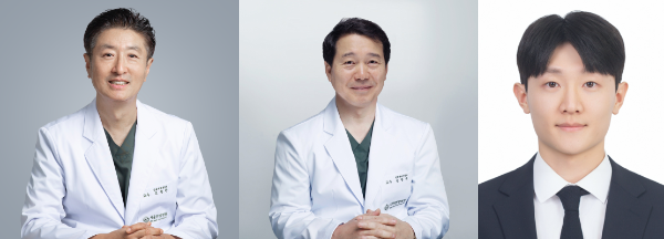 (왼쪽부터) 조종관 대전대학교 서울한방병원 동서암센터 교수, 손창규 대전대학교 한의과대학 교수, 김준열 전공의 (사진 제공=대전대학교 대전한방병원)