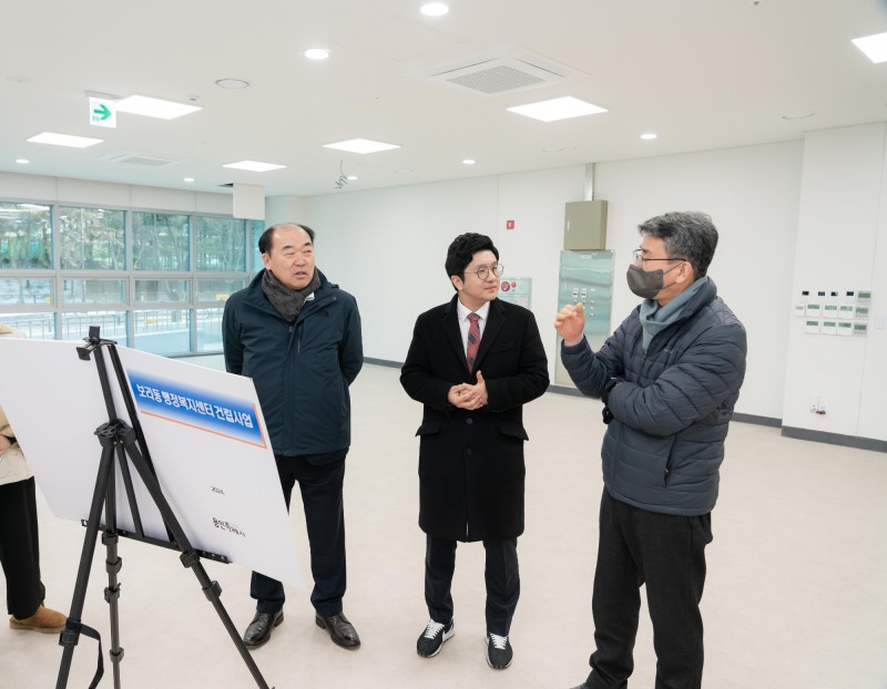 보라동 행정복지센터 신축 청사 방문 주민 이용 동선 점검