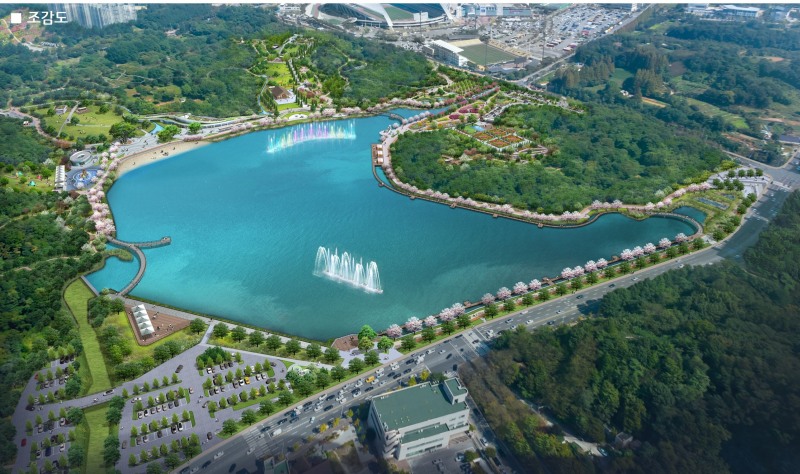 풍암호수 조감도 (사진제공=광주광역시)