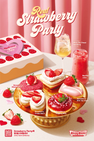 크리스피크림 도넛 ‘리얼 스트로베리 파티’ 신제품 6종