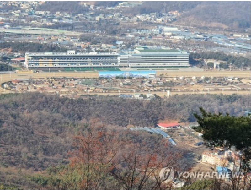 정부는 29일 재정경제부 국토교통부 등 10개 부처 합동으로 과천 경마장, 방첩사령부 부지 등 도심지역에 공공주택을 건설하는 대책을 발표했다. 사진=과천 경마장, 연합뉴스