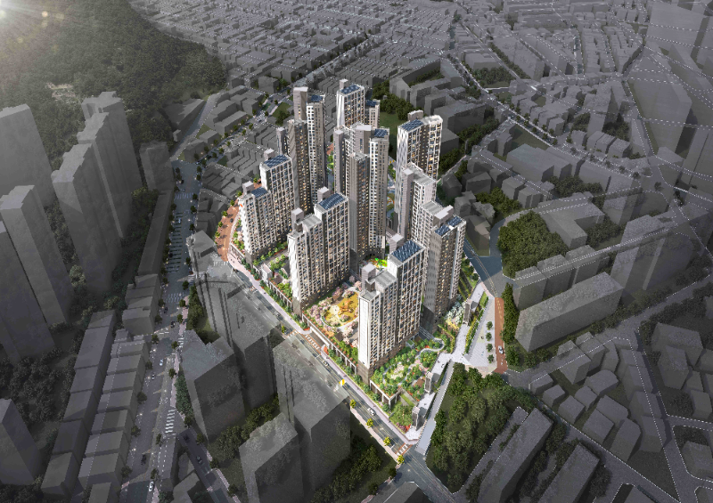 e편한세상 센텀 하이베뉴 조감도./DL이엔씨