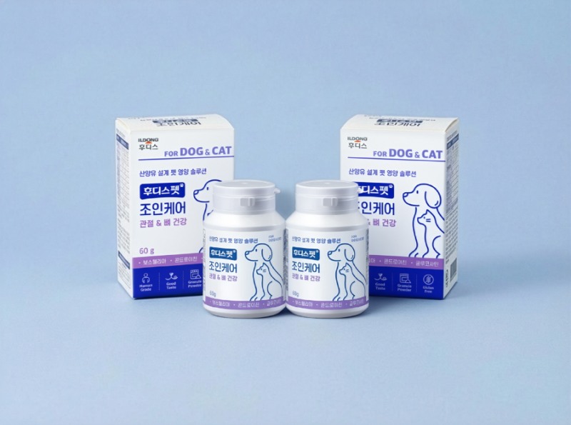 일동후디스, 반려동물 관절&뼈&연골 위한 ‘후디스펫 조인케어’ 출시