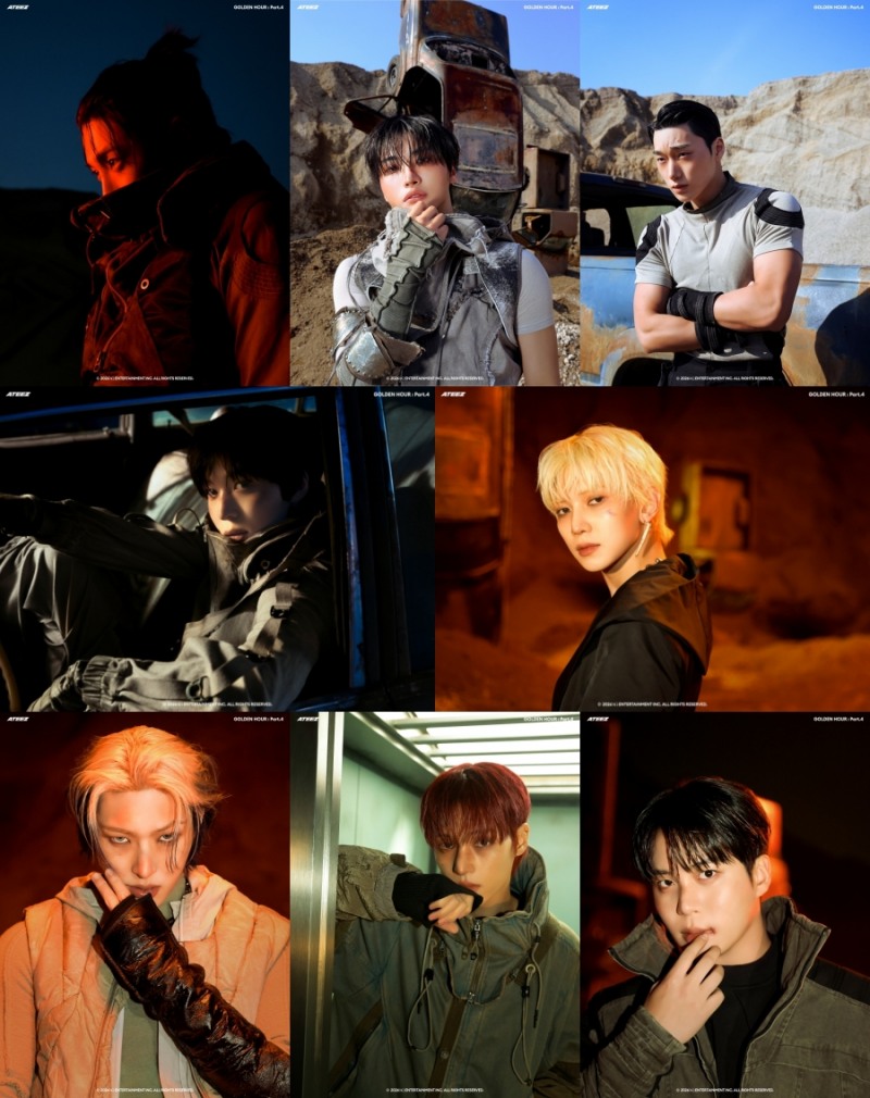 에이티즈, 미니 13집 캐릭터 포스터 오픈…8인 8색 완벽 비주얼