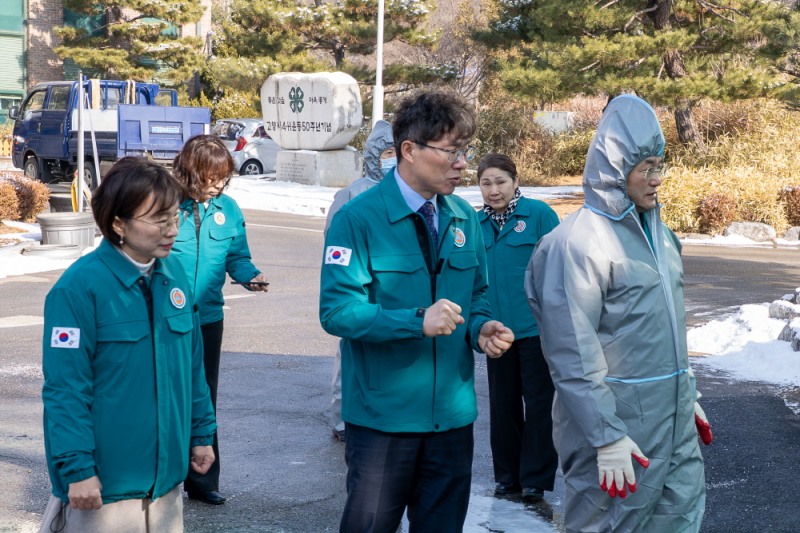 거점소독시설 운영현황과 소독기 작동상태 확인