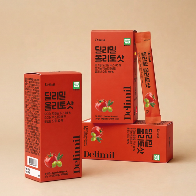 액상으로 즐기는 올리브오일과 토마토 제품, 딜리밀 ‘올리토샷’ 출시