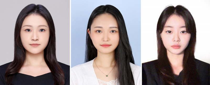 (왼쪽부터) 성신여대 미술대학 디자인과 김다인, 이현서, 홍예나 학생. (사진제공=성신여대)