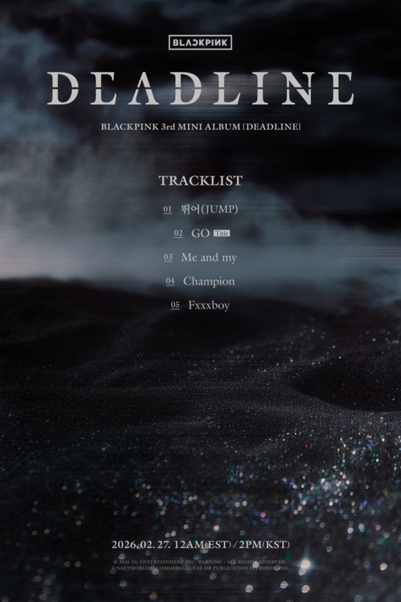 블랙핑크, 미니 3집 트랙리스트 공개…타이틀곡은 ‘GO’