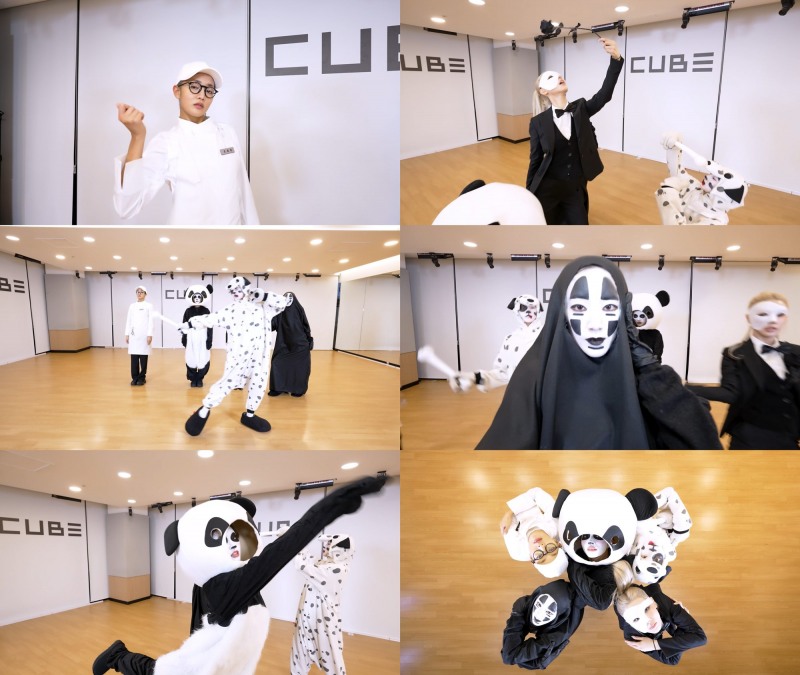 아이들, ‘Mono’ 파격 변신 캐릭터 안무 영상 공개…흑백으로 찢은 독보적 안무 영상