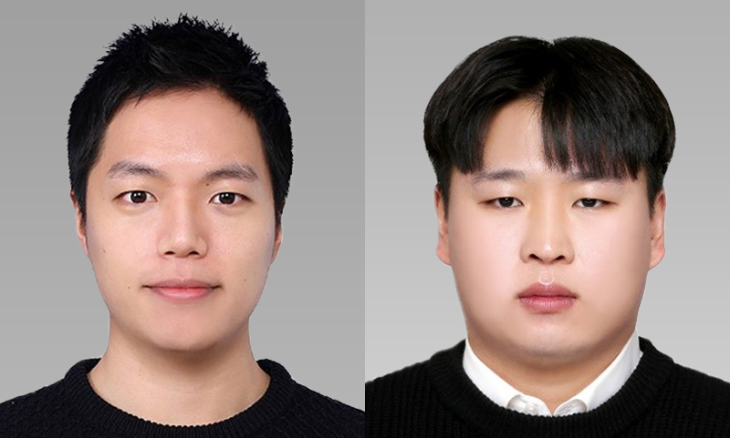 (좌측부터) 서강대 화학과 박준우 교수, 신동호 석박통합과정생. (사진제공=서강대)