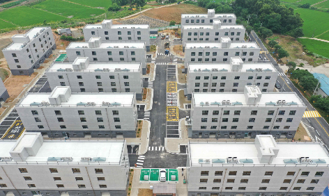 처인구 백암면 가창리에 조성된 임대형 기숙사 전경