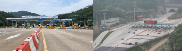 인천시 원적산터널 및 만월산 터널 전경