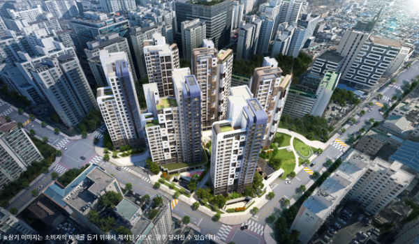 더샵 프리엘라 조감도