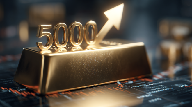 국제 금값, 변동성 속 고공행진 지속…5,000달러선 근접·ETF 자금 유입 확대