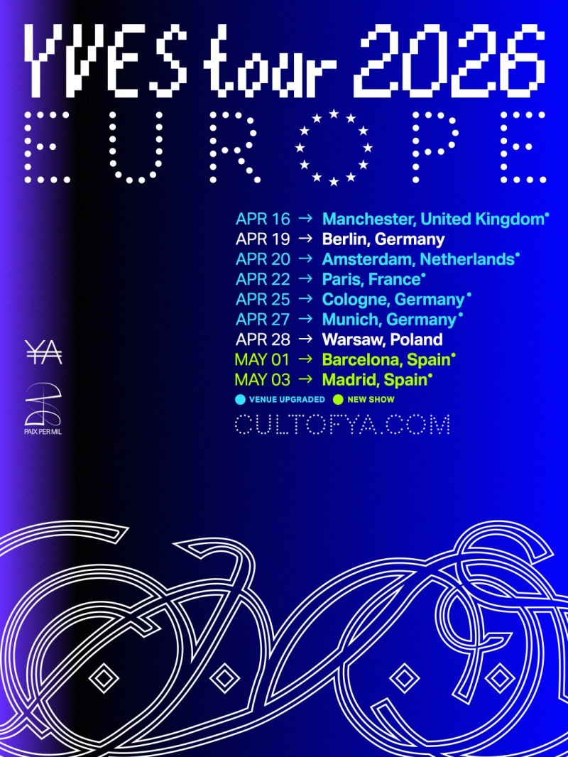 이브, 유럽 투어 'YVES EUROPE TOUR' 전 회차 매진…2개 도시 추가 개최 확정