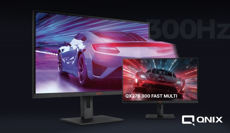 비엔엠큐닉스, 300Hz 초고주사율 게이밍 모니터 ‘QX27B 300 FAST MULTI’ 론칭