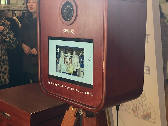 2026 밀라노 동계올림픽 KOREA HOUSE 관 내에 설치된 인생네컷 (사진 출처: 인생네컷 제공)