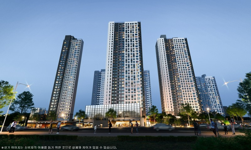 쌍용 더 플래티넘 온수역 투시도. /사진=쌍용건설