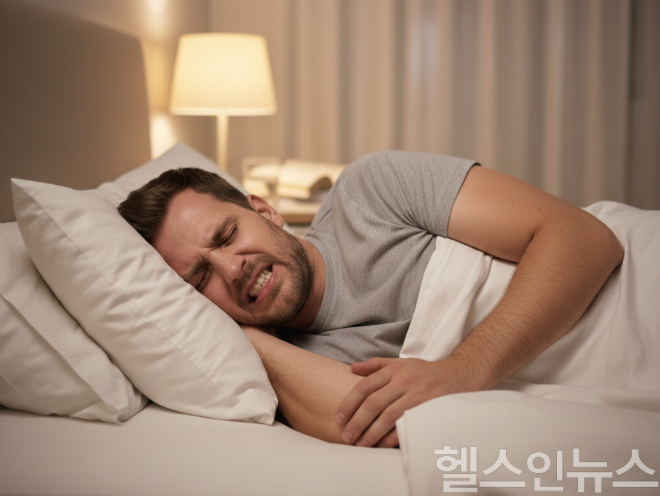 이갈이는 치아 마모와 턱관절 통증의 주원인이 되므로, 증상이 지속되면 구강 장치를 통해 치아를 보호하는 것이 중요하다. (이미지 제공=GDH AI Design Team)