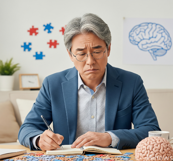부모님의 ‘깜빡’ 잦다면 단순 건망증이 아닌 경도인지장애일 수 있어, 조기 진단과 관리가 치매 예방 핵심이다. (사진 제공=클립아트코리아)
