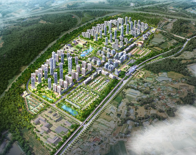 파주 캠프에드워즈 도시개발사업 조감도